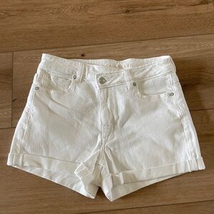 American Eagle Outfitters White Jean Shorts